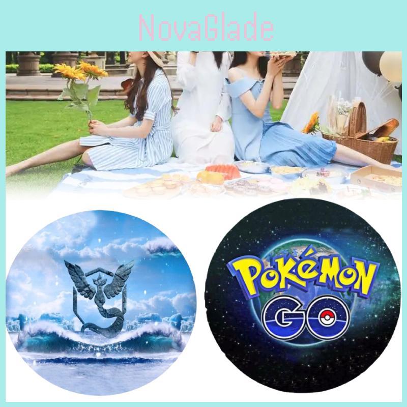 Pocket Monsters Picnic Blanket With Playful Print For Summer Outdoor Activities