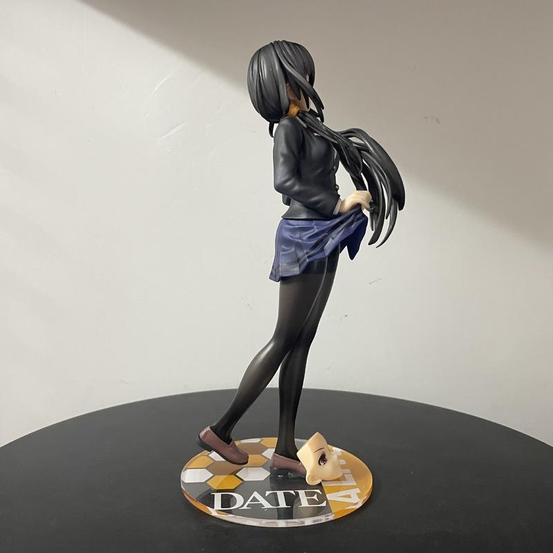 Tokisaki Kurumi School Uniform Action Figure Manga Figurine 22.5cm GK Statue Doll Model Ornament Anime Peripheral Toys Gift