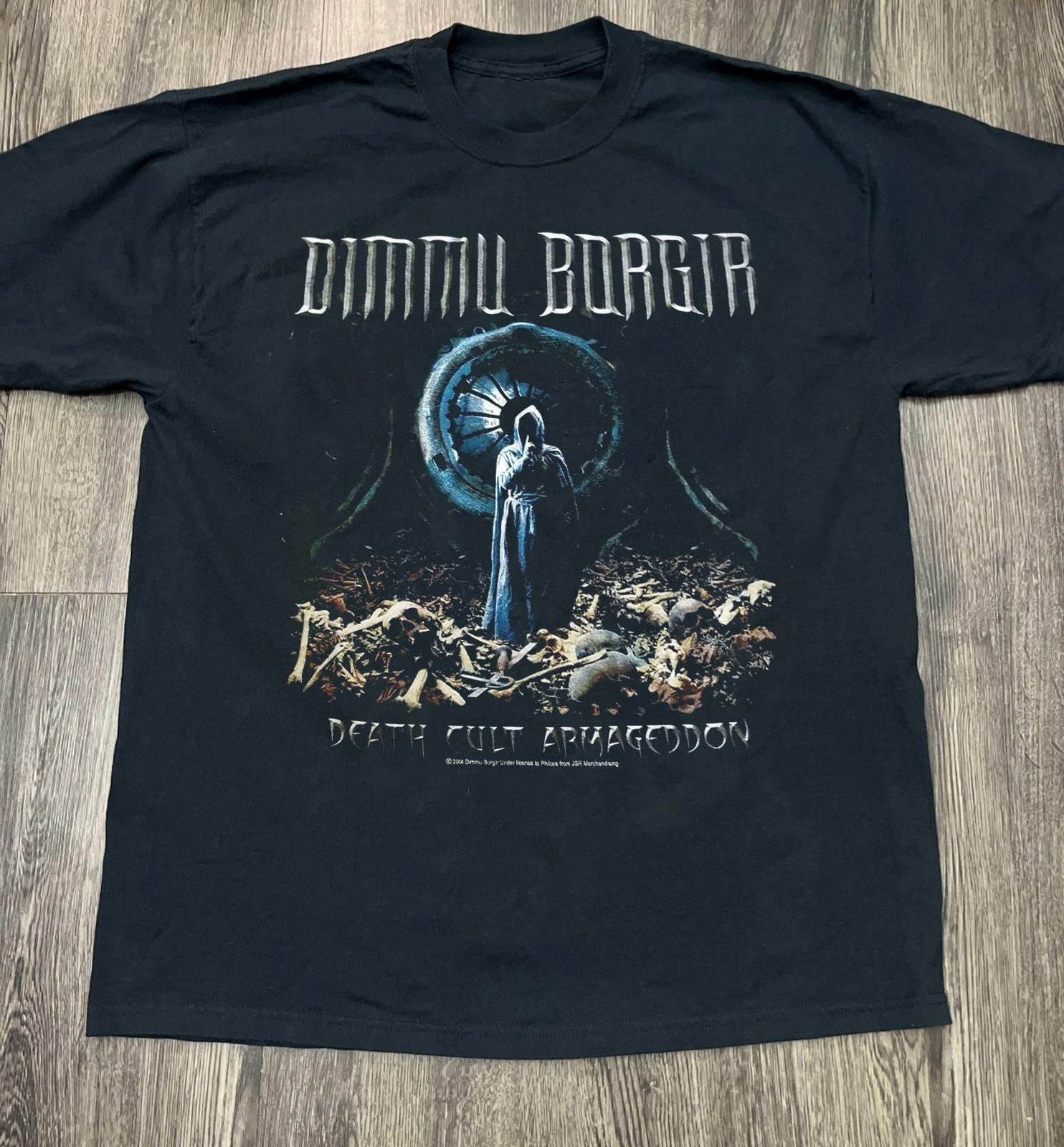 Vintage 2000 s Dimmu Borgir Deathcult Armageddon Unisex S-5XL T-Shirt TZ376 L
