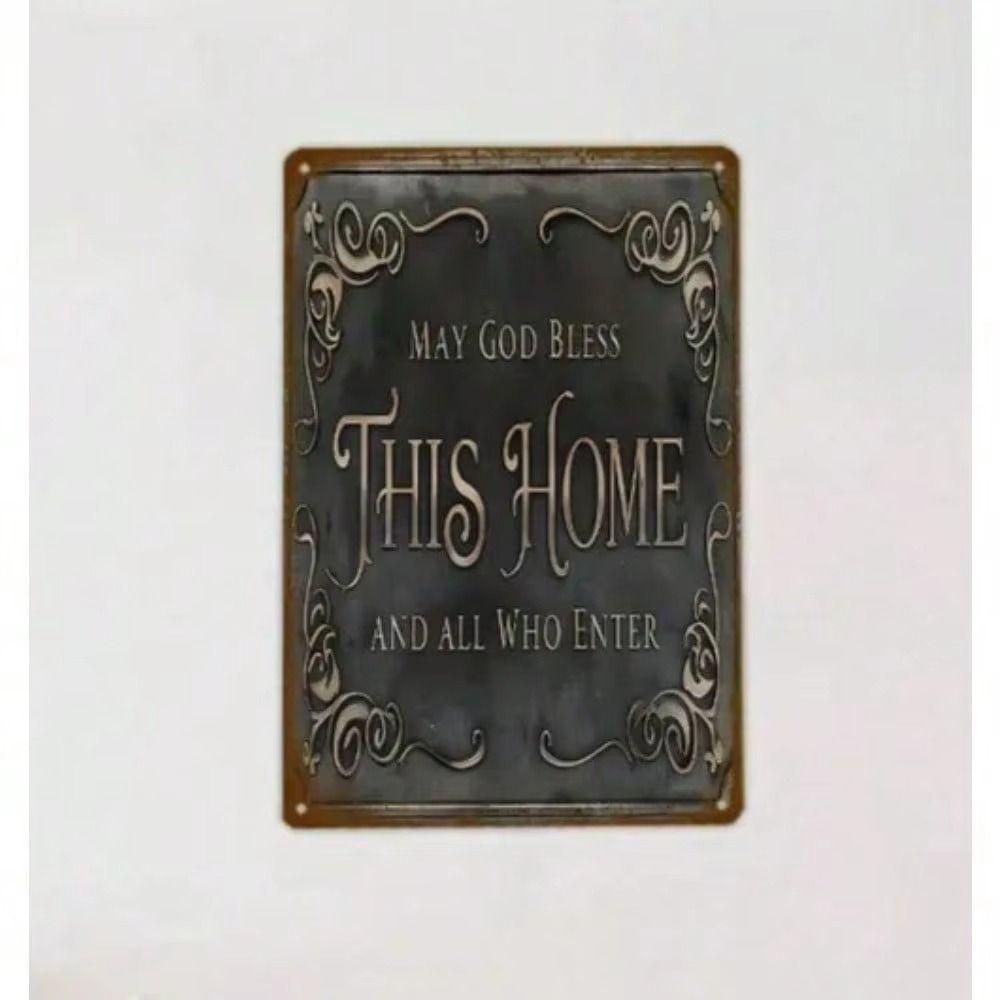 Tin Sign Wall Art Retro Metal Painting Home Decor 20x30cm