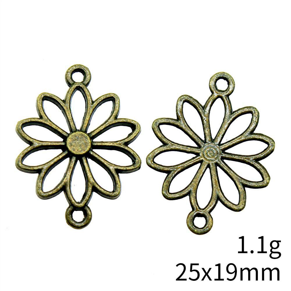 Gifts For Women Jewelry Materials Hollow Flower Connector Accessories Parts Cheapest Items Accessories And Components