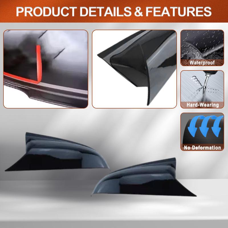 2PCS Car Side Rearview Mirror Covers Caps Trim ABS Carbon Fiber Black for Chevrolet Malibu 2012 2013 2014 2015 US Version
