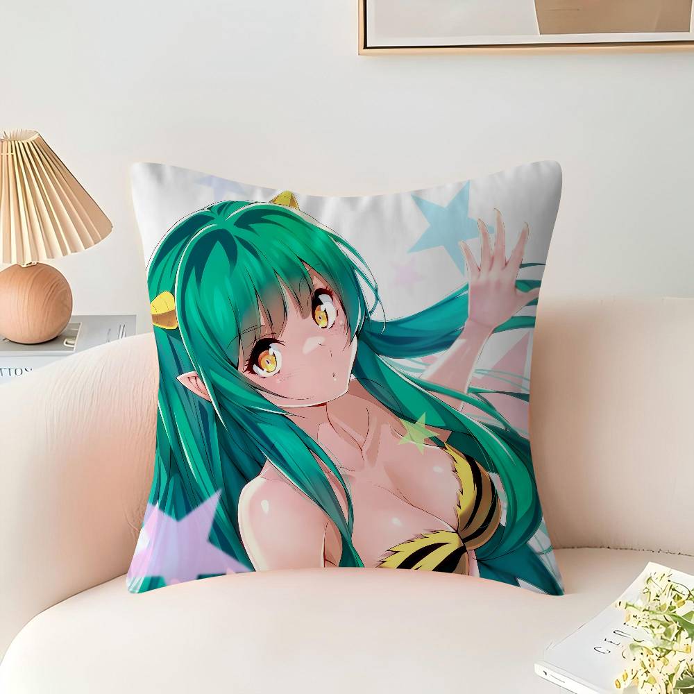 UruseiS Anime Y-Yatsura Büro Kissenbezug Auto Kissenbezug 45x45CM Lendenkissenbezug Sofakissenbezug