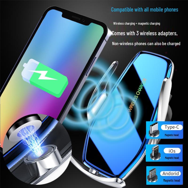 15W Wireless Car Charger & Automatic Phone Mount