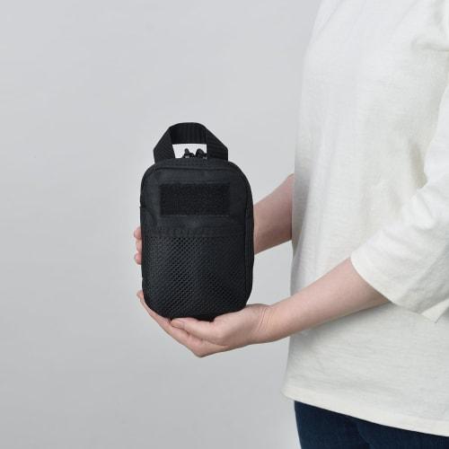 Takagi KANUCHI OUTDOOR Outdoor Gear Pouch Black Accessory Case 3 Levels Adjustable Belt Loop Width Camping Leisure Belt Loop Waist Pouch Mini Pouch Po