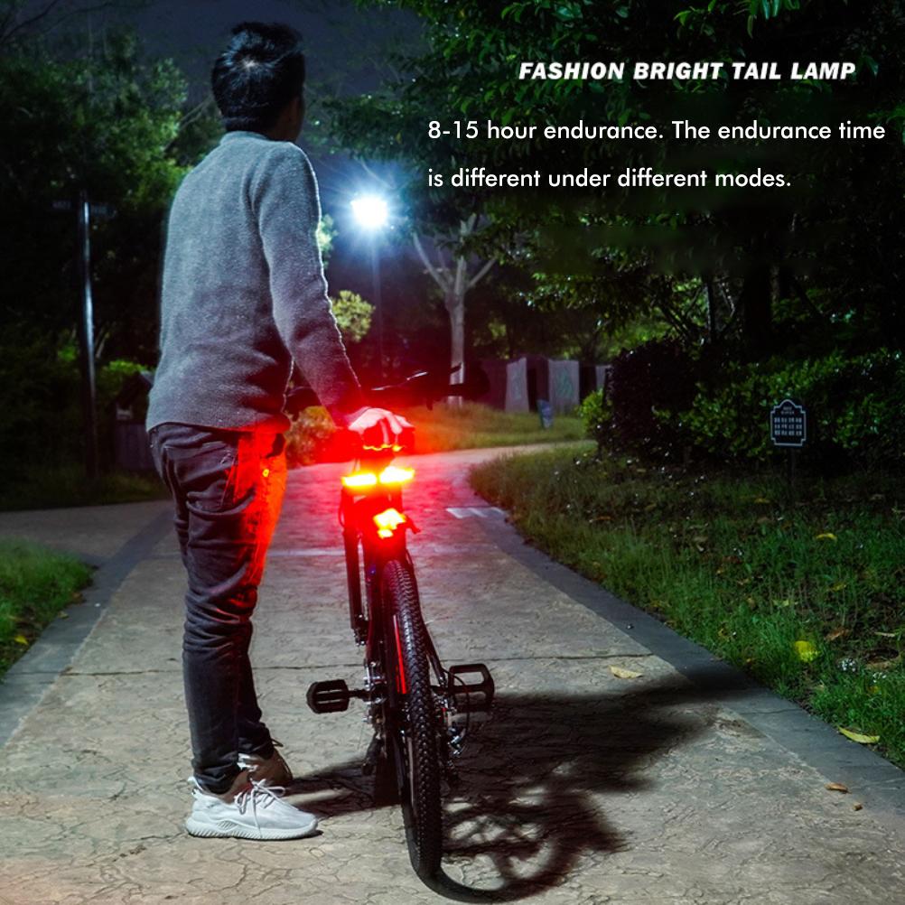 Feu arrière de vélo rechargeable, étanche, ultra lumineux, 20 LED, lampe torche de sécurité pour cyclisme