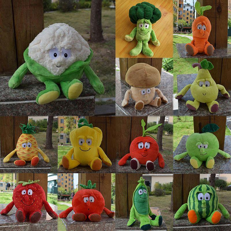 Soft Plush Vegetable Fruit Plants Stuffed Pillow Doll Gift For Kids