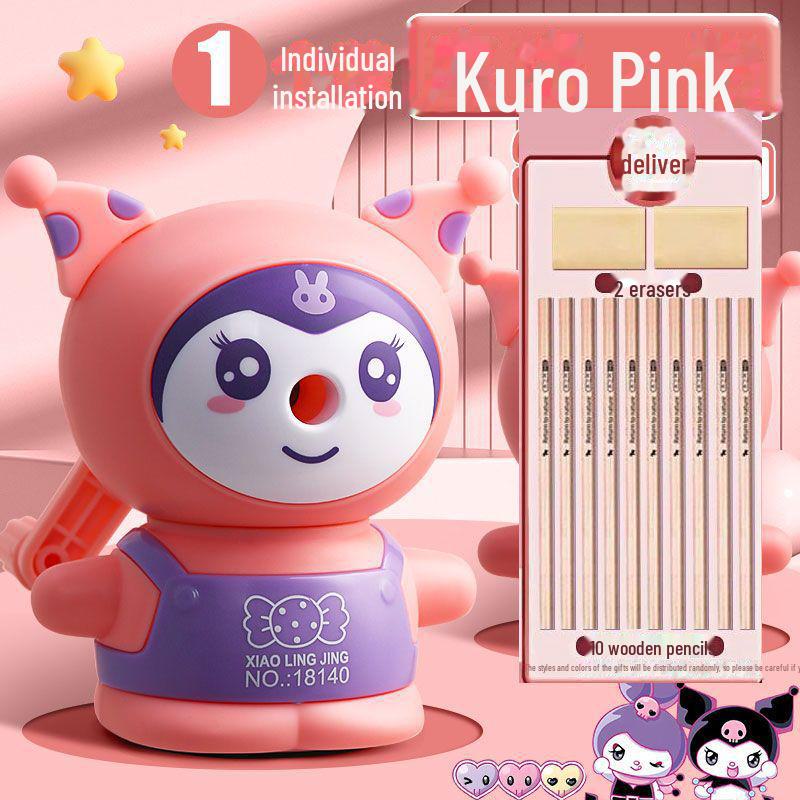 Coulomi Hand-Cranked Pencil Sharpener: Automatic Lead Feeding for Primary School Students