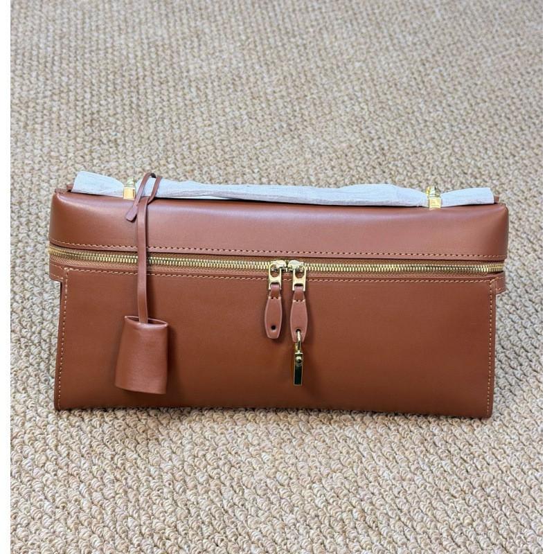 2026 Lunch Box Bag Light Luxury High-end Cowhide Handbag Dinner Authentic Leather Single Shoulder Diagonal Women