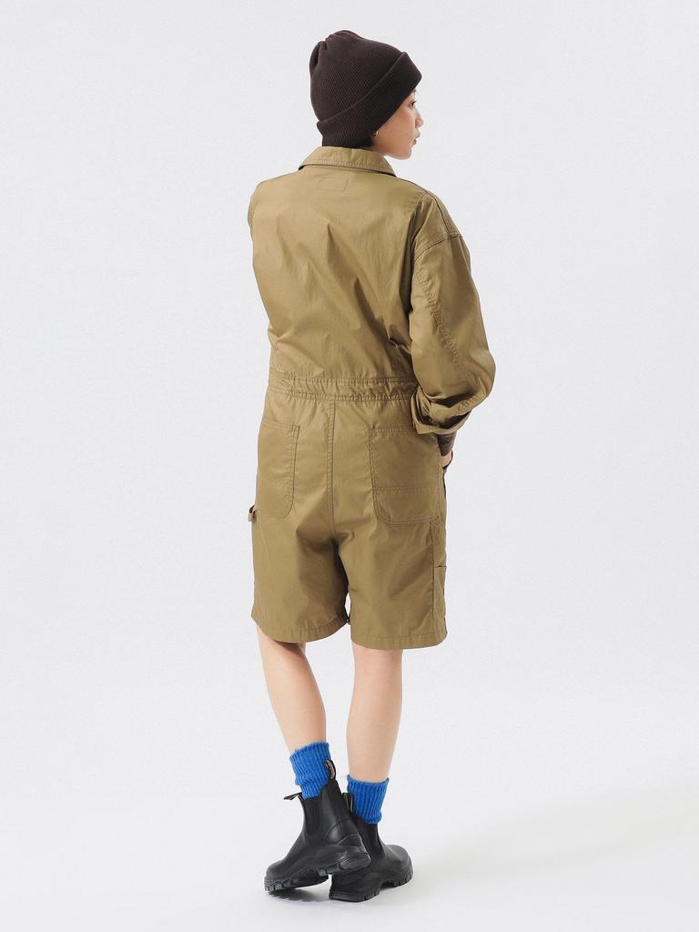 Beams Boy Women's All-in-One Shorts, Beige Free