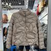 White duck down light down jacket women's short model new model autumn and winter fashion temperament small stand-up collar jacket tide