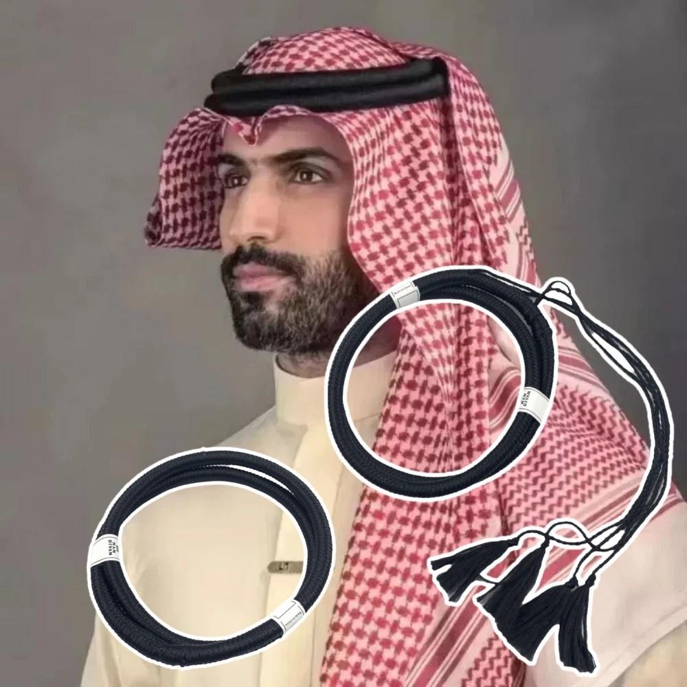 Fascia Araba Regolabile Sciarpa Tradizionale per Testa e Collo Shemagh Arabo Accessori Arabi