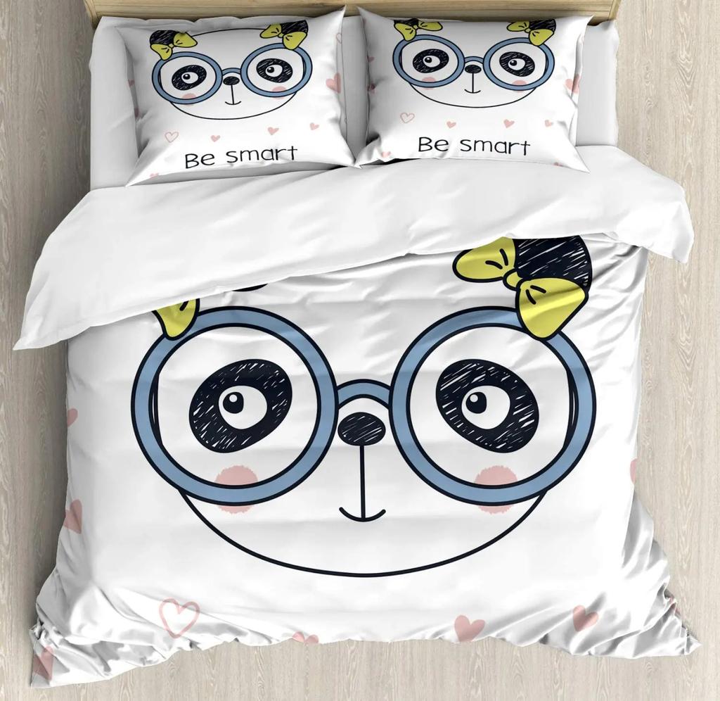 Animal Duvet Cover Set, Halloween Skull Skeleton Head With Coral Reef Dead Aquarium Pirate Wildlife Image,3 Piece Bedding Set