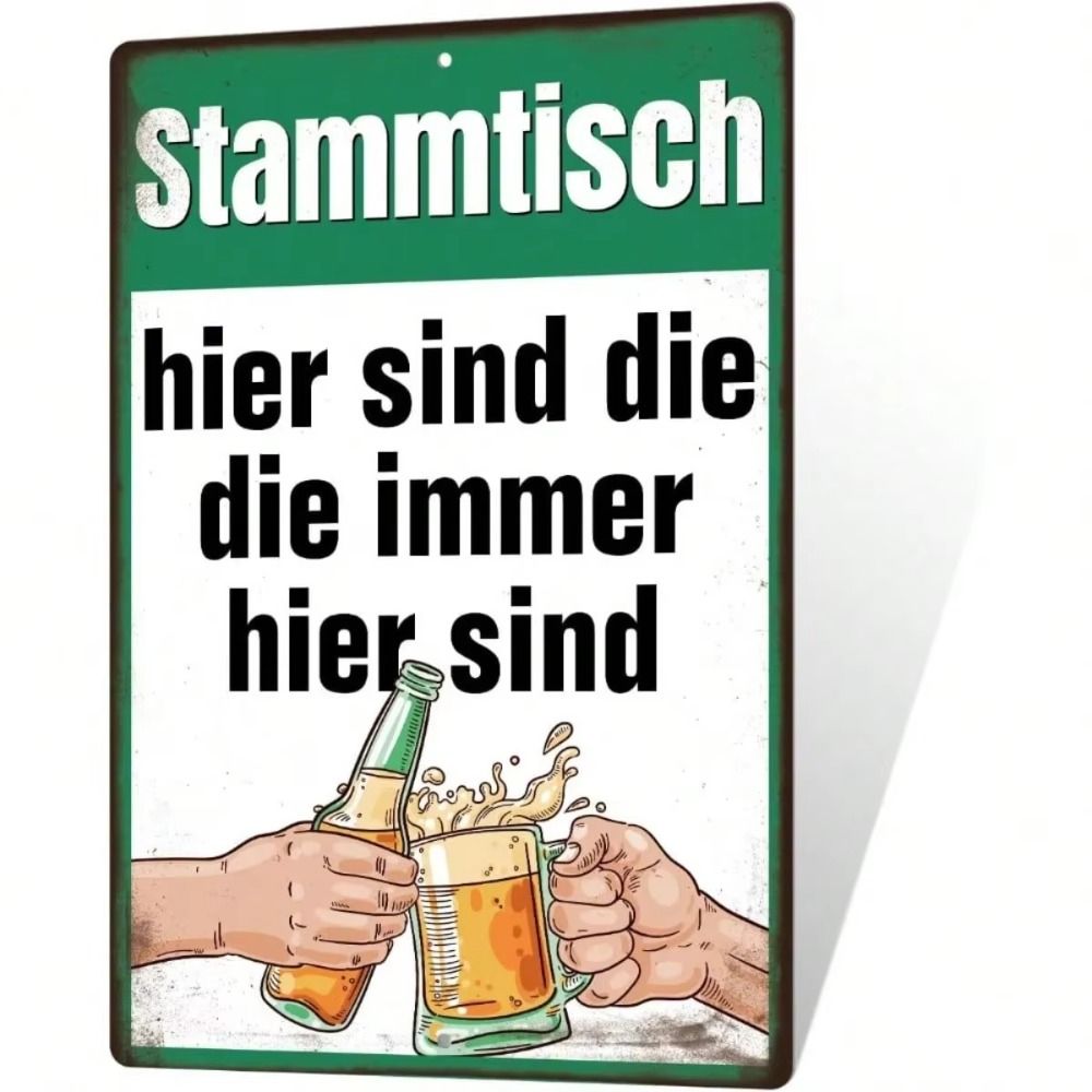 Retro Metall Blechschild Vintage Wanddekor Eisenmalerei 20x30cm