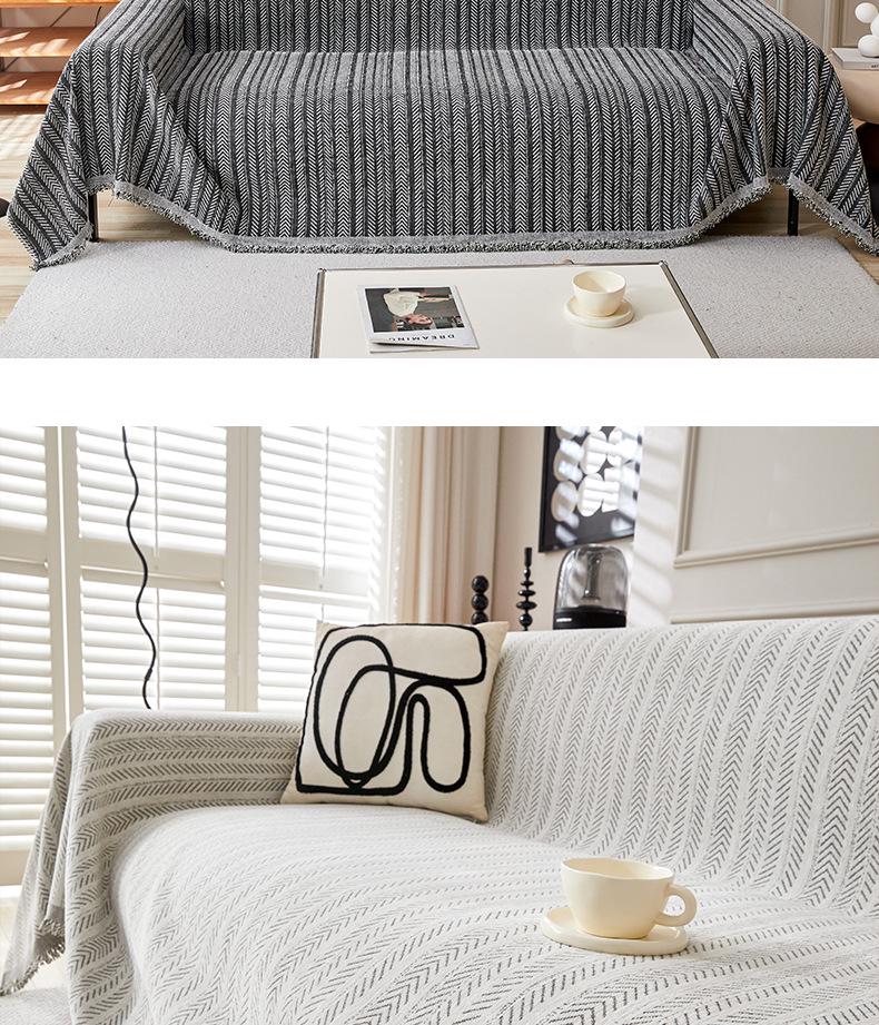 Modern Solid Color Sofa Cover: Universal, All-Season, Anti-Scratch Slipcover and Blanket