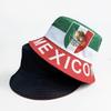 1 st 2026 Mexiko dubbelsidig hinkhatt herr- och dam-VM-produkter fans hejar på nationalflaggan tryckt blomkruka hatt