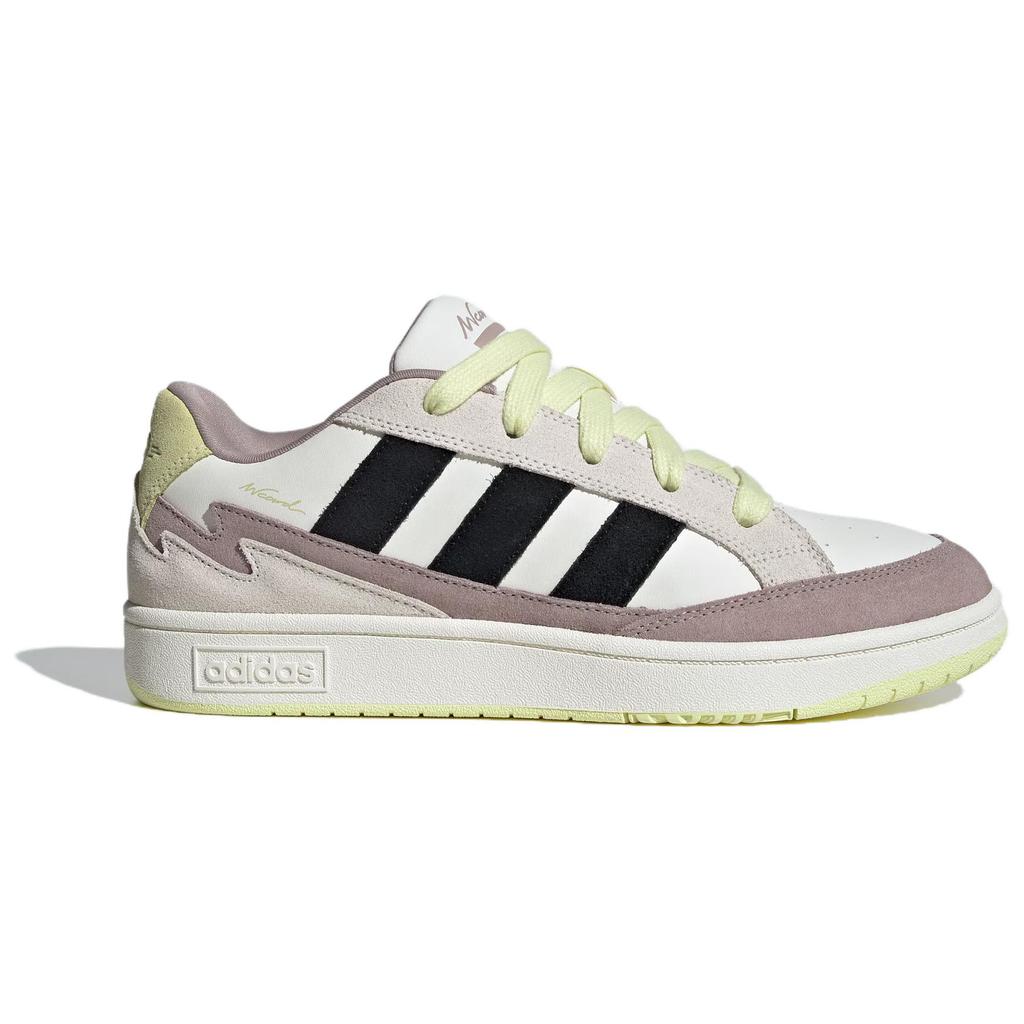 New Adidas CARD Anti Slip Wear Resistant Low Top Skateboard Shoes Unisex White Black Purple JR0074