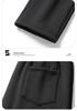 Men's Fleece-Lined Winter Sweatpants with Two-Way Zipper