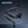 Rotating Mechanical Monitor Stand with Adjustable Arm for Secondary Display