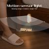 2in1 RGB Night Light LED Motion Sensor Light 8 Light Modes Type-C Rechargeable Lamp for Toilet Corridor Passageway Step Lighting