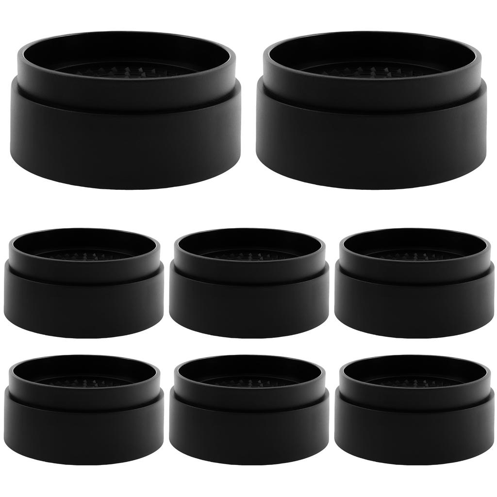 8 st Kraftiga Gummi Soffa Skåp Fötter Benhöjare Stadiga Stabila Möbelhöjare Halkskydd Stötdämpning Sänghöjningsblock