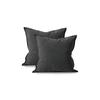 Kumori Cushion Covers, Set of 2, 45x45cm, Scandinavian Style, Stylish, Plain, Simple, Hidden Zipper, Durable Fabric, Soft, Sofa Back Cover, Decorative