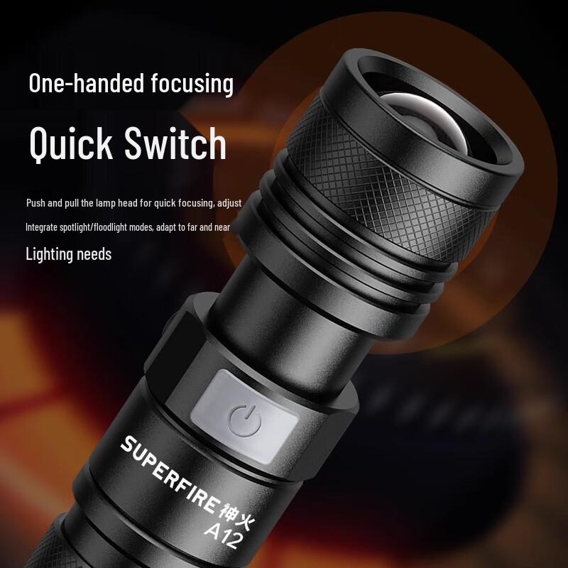 SupFire A2 Tactical Rechargeable Mini Flashlight
