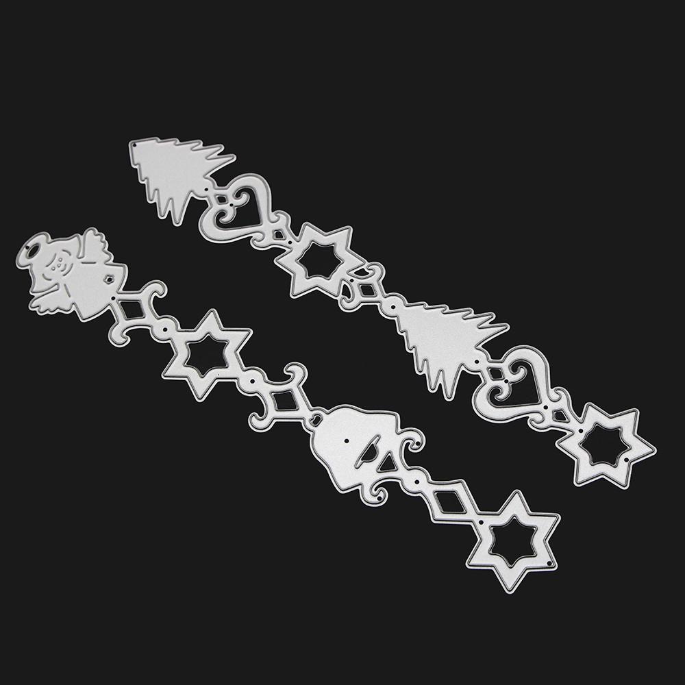 Merry Christmas Metal Cutting Dies Stencils Scrapbooking Embossing DIY Crafts