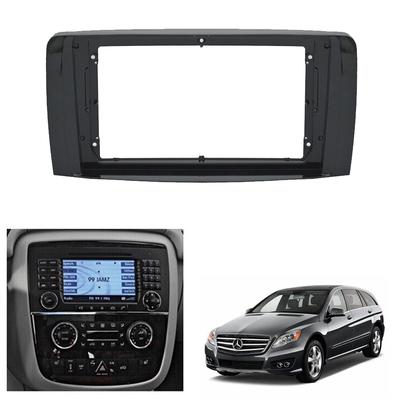 Autoradio Blende für Benz R-Klasse R300 R350 W251 2007-2011 GPS-Navigationsrahmen Ersatz Einbaukit Frontblende Zubehör