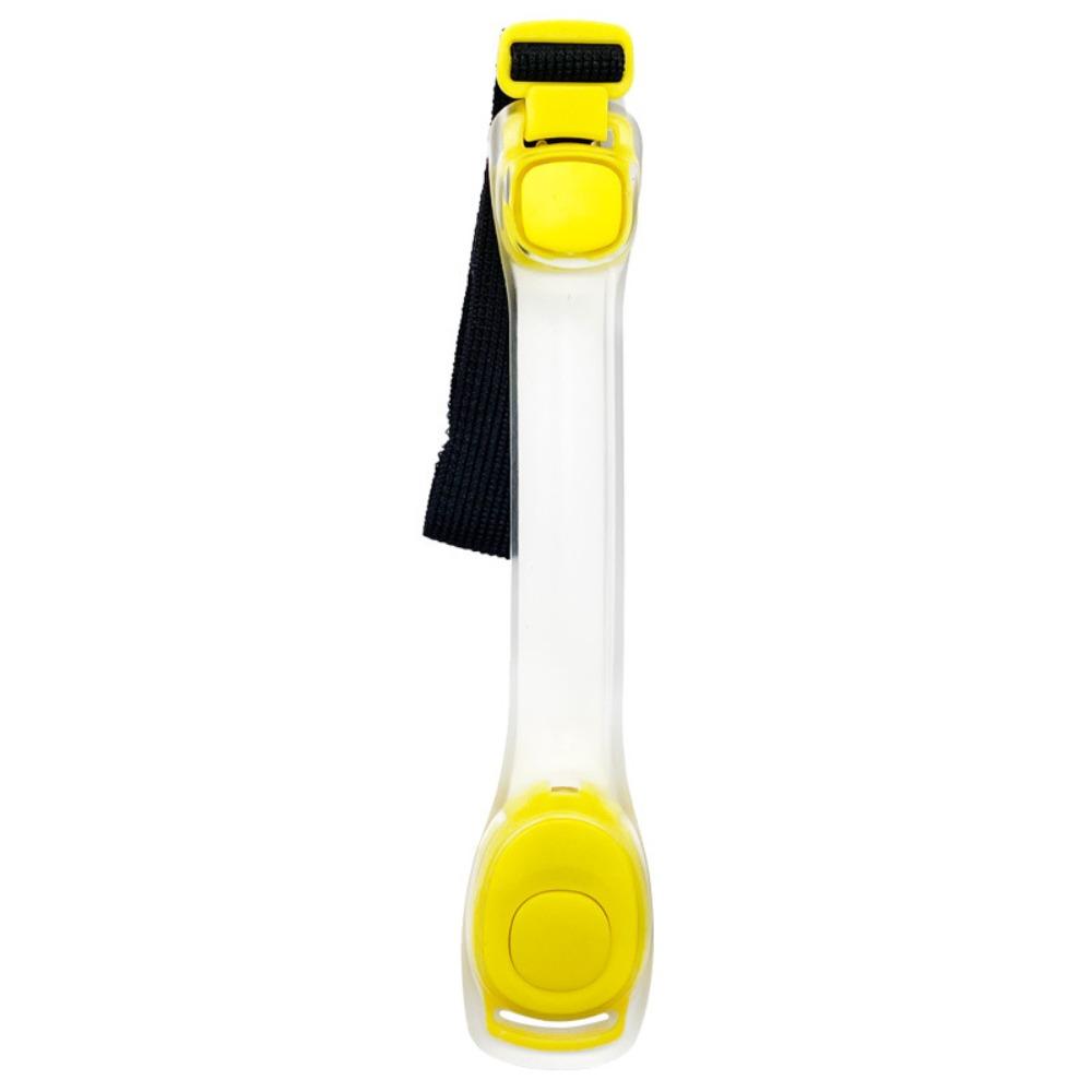 Adjustable Running Arm Belt Plastic PVC Luminous Bracelet  Outdoor Sports Night