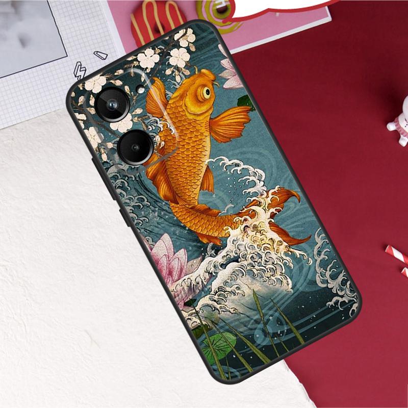 

Chinese Koi Fishes For Realme 10 11 12 13 14 Pro Plus GT6 GT7 15 Pro C61 C67 C63 C71 C55 C51 C65 C53 C75 Case For Realme GT6