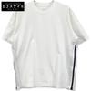 Sacai 23-03258M White Cotton Jersey T-Shirt Tops 1 whiteUsed