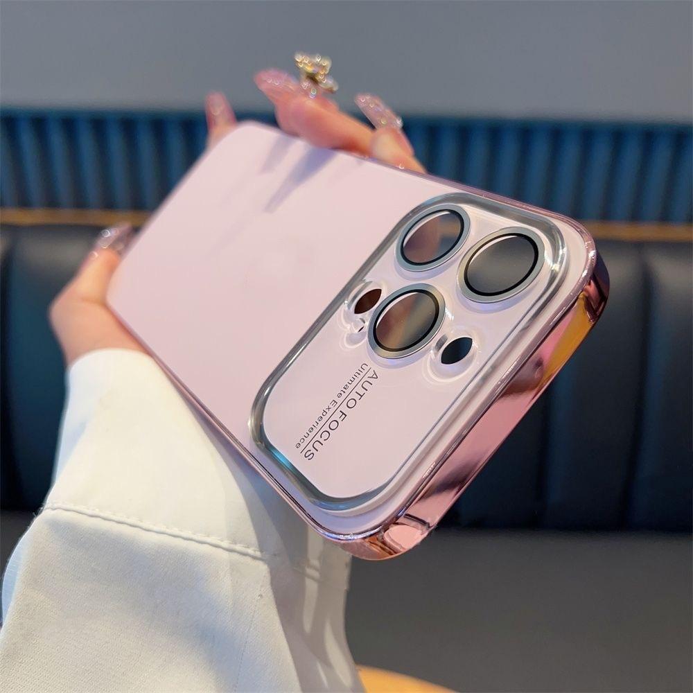 Applicable to iPhone11PROMAX large window mobile phone case electroplating matte Apple 11 integrated goggles protective case 11