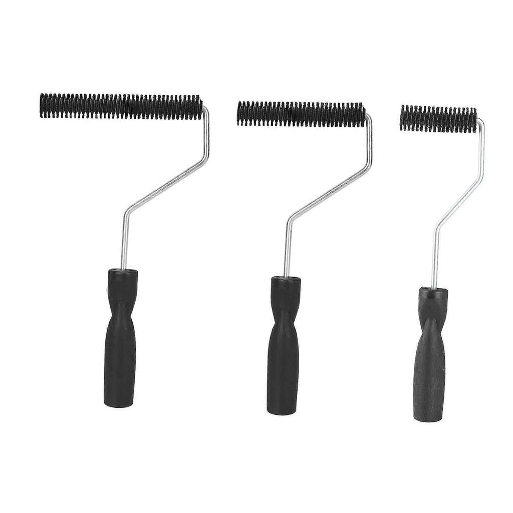 3Pcs Fiberglass Roller Tools, Epoxy Resin Laminating Rollers for Shower Repair, Waterproofing Layer Application Tools