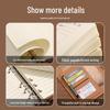 A5 Meeting Minutes & B5 Business Log: Customizable Loose-Leaf Notebook
