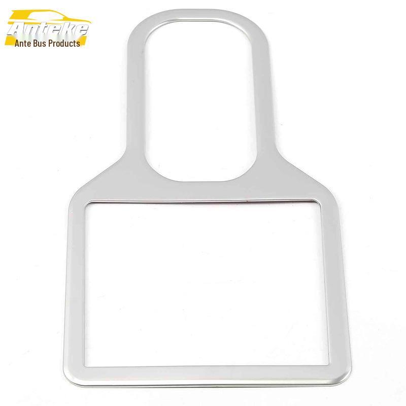 Electroplated Rear Cup Holder Decoration for 17-21 CRV – Third Row Armrest Frame Sticker