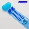 3-Layer Waterproof Silicone Swimming Earplugs & Nose Clip Set with Anti-Drop Cord