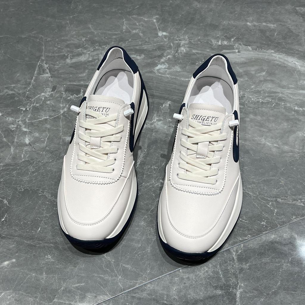 Herren 2025 Sommer Echtleder Casual Skate- & Laufschuhe - Trendiger Forrest Gump Stil.