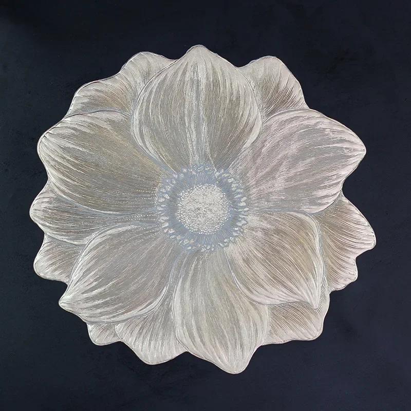 Neue Lotusform Tischsets Geschirr Platzmatte Öl Hitzebeständig Wasserdicht Waschbar PVC Geschirrmatte