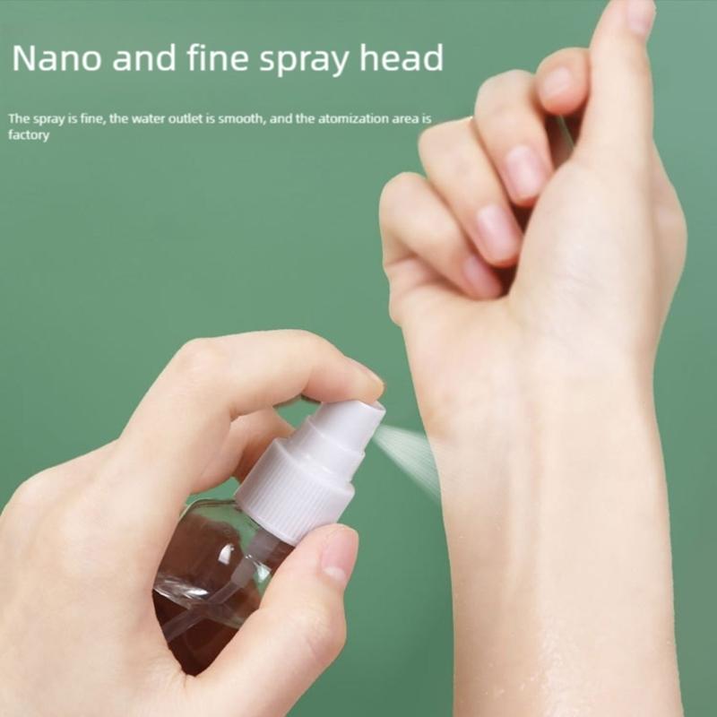 Portable Leakproof Spatter Bottle For Skincare Travel Refillable Fine Mist Container With Recyclable Elastomer Design