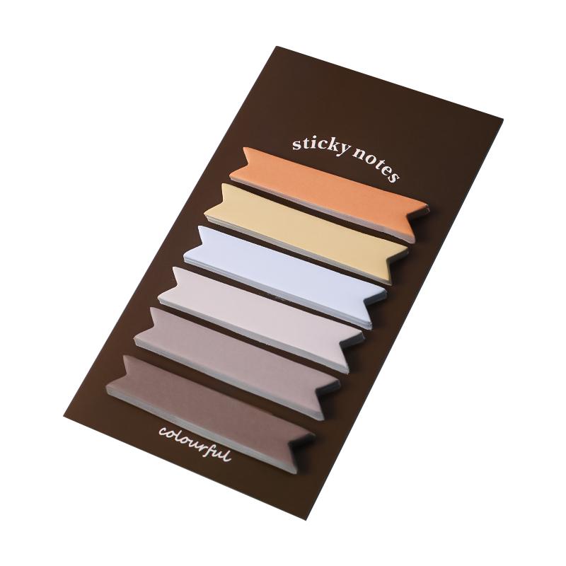 Morandi Color Writable Sticky Note Index Tabs for Students – Classification Bookmarks & Loose-leaf Indicators