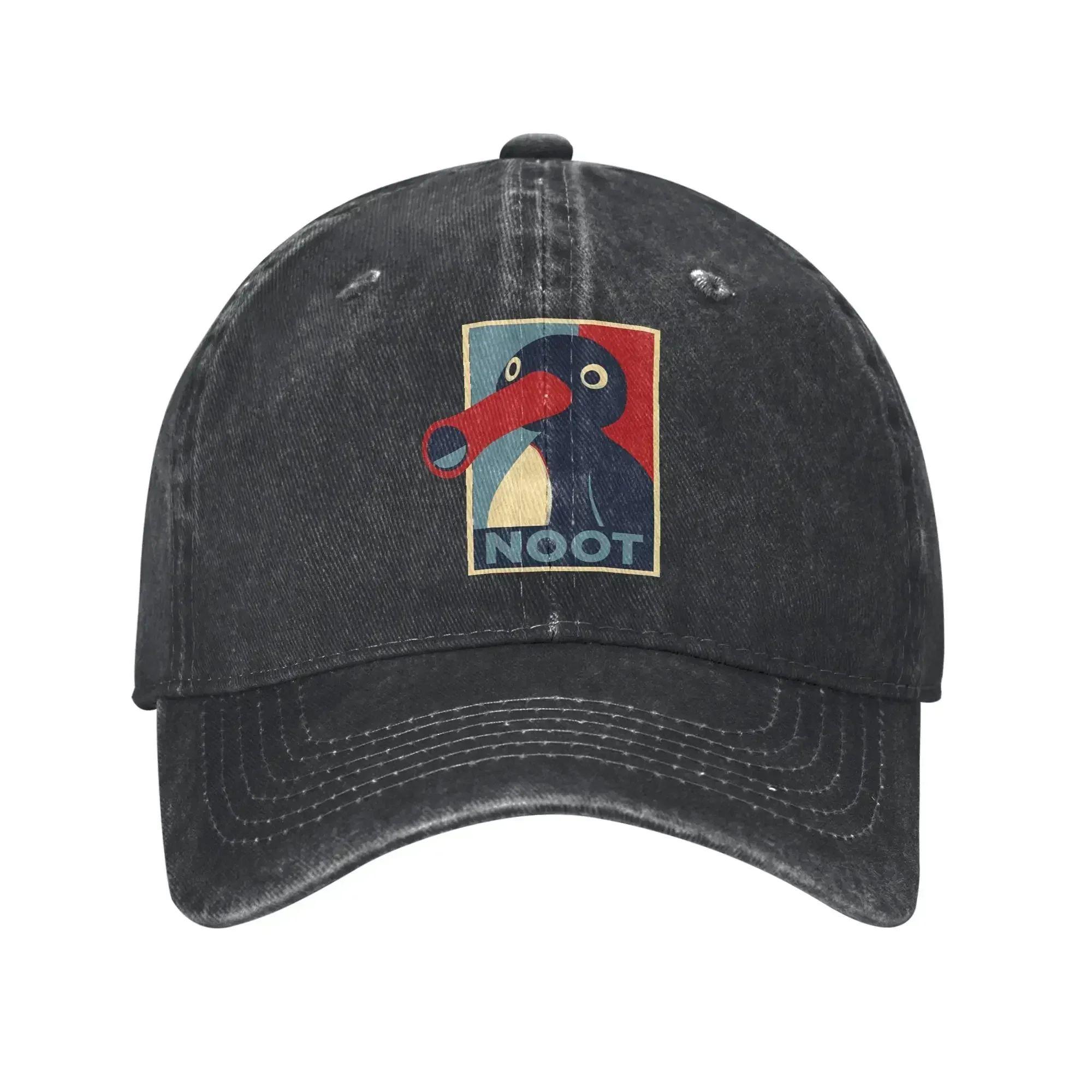 

Pingu Noot Noot Casual Baseball Cap Running Hippie Trucker Hat Spring Breathable Couple Women Design Baseball Caps Adjustable