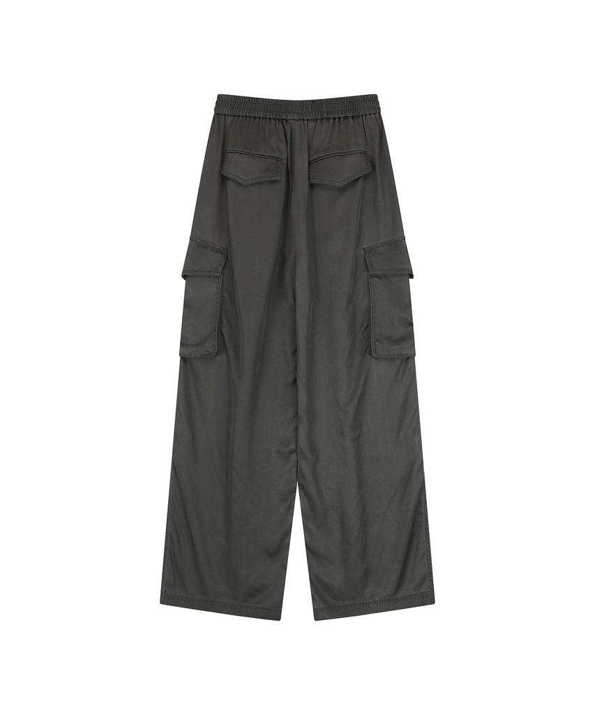 VIS A VIS Pigment Washed Cargo Pants (D.K Gray)