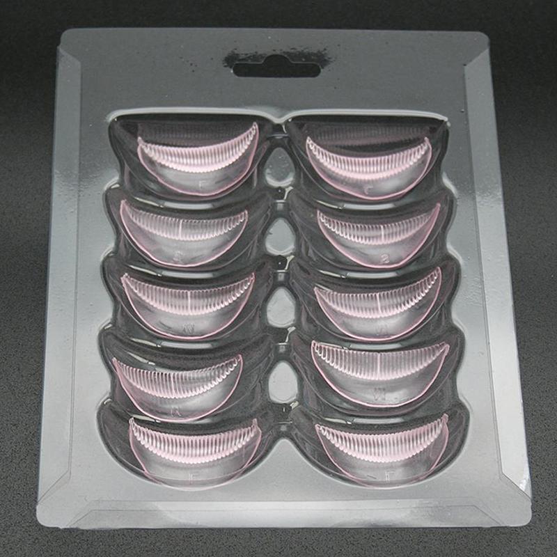 5 Pairs Lashes Lifting Perm Pad Silicone Curling Eyelash Lift Tools Diy S M L