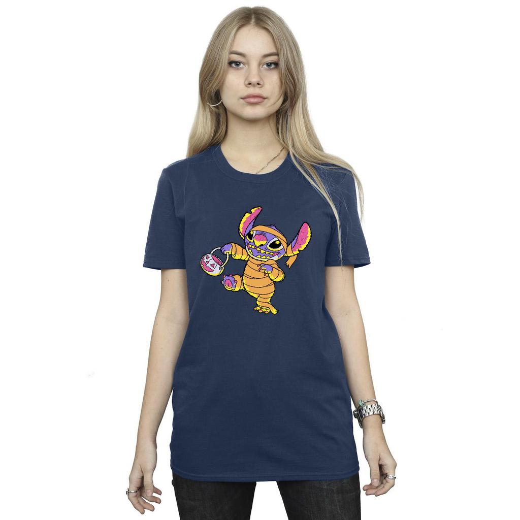 Lilo & Stitch Womens/Ladies Trick Or Treat Cotton Boyfriend T-Shirt