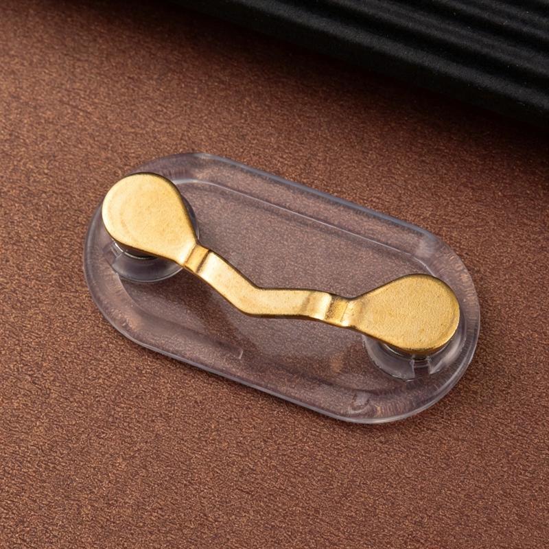 Magnetischer Brillenhalter für Sonnenbrillen Abzeichen Hängender Headset-Anstecker Langlebiger Haken Mehrzweck-Magnetclip Für Brillen Abzeichen