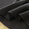 Autumn Winter Women Vintage Black Knitted Sweater Pullover Dresses with Beading