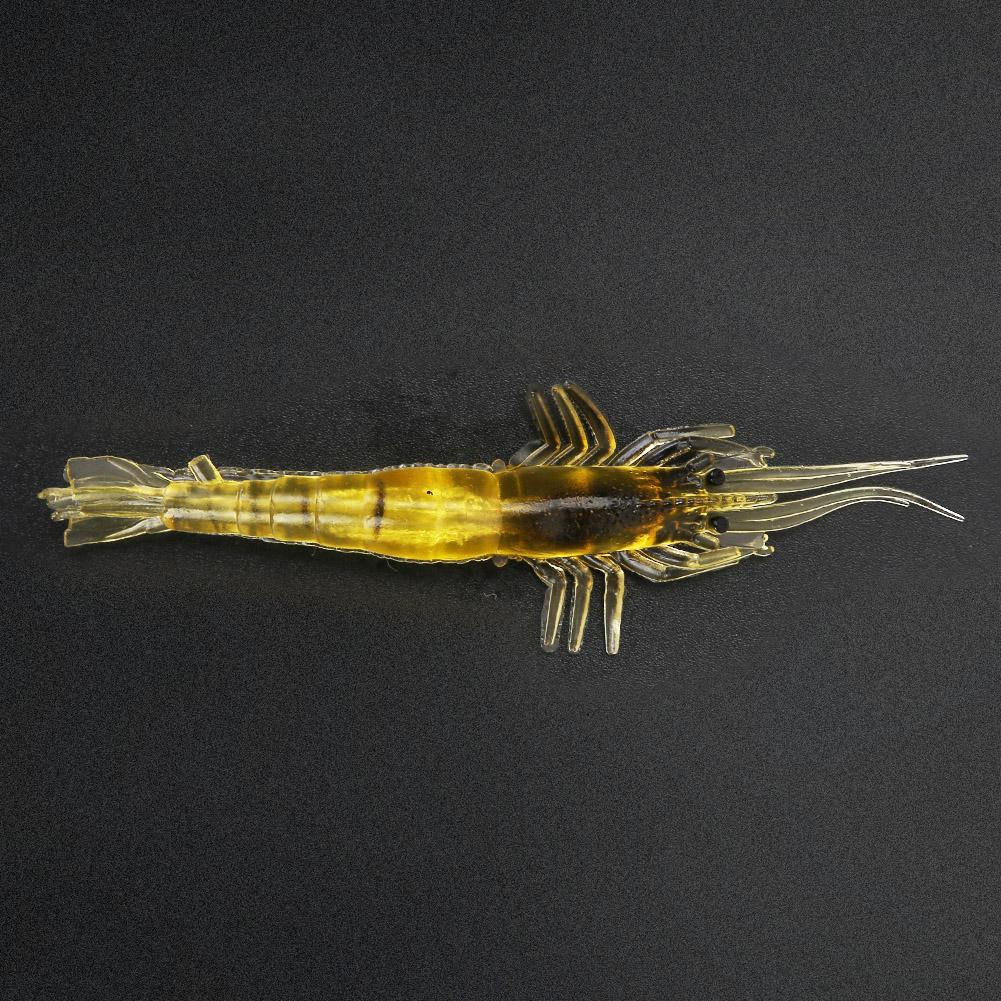 10Pcs Lot Plastic Soft Lifelike Shrimp Fishing Lures Artificial Bait Tackle Accessories