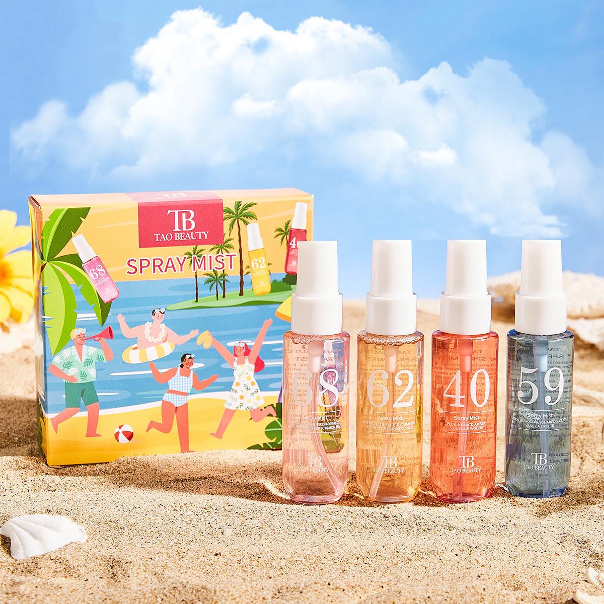 Alcohol-Free Digital Perfume Gift Set: Long-Lasting Hair Fragrance Mist for Women