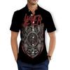 CAVVING Stampa 3D BAND SLAYER Camicie Casual alla Moda da Uomo/Donna Maniche Corte Ampie Traspiranti T01